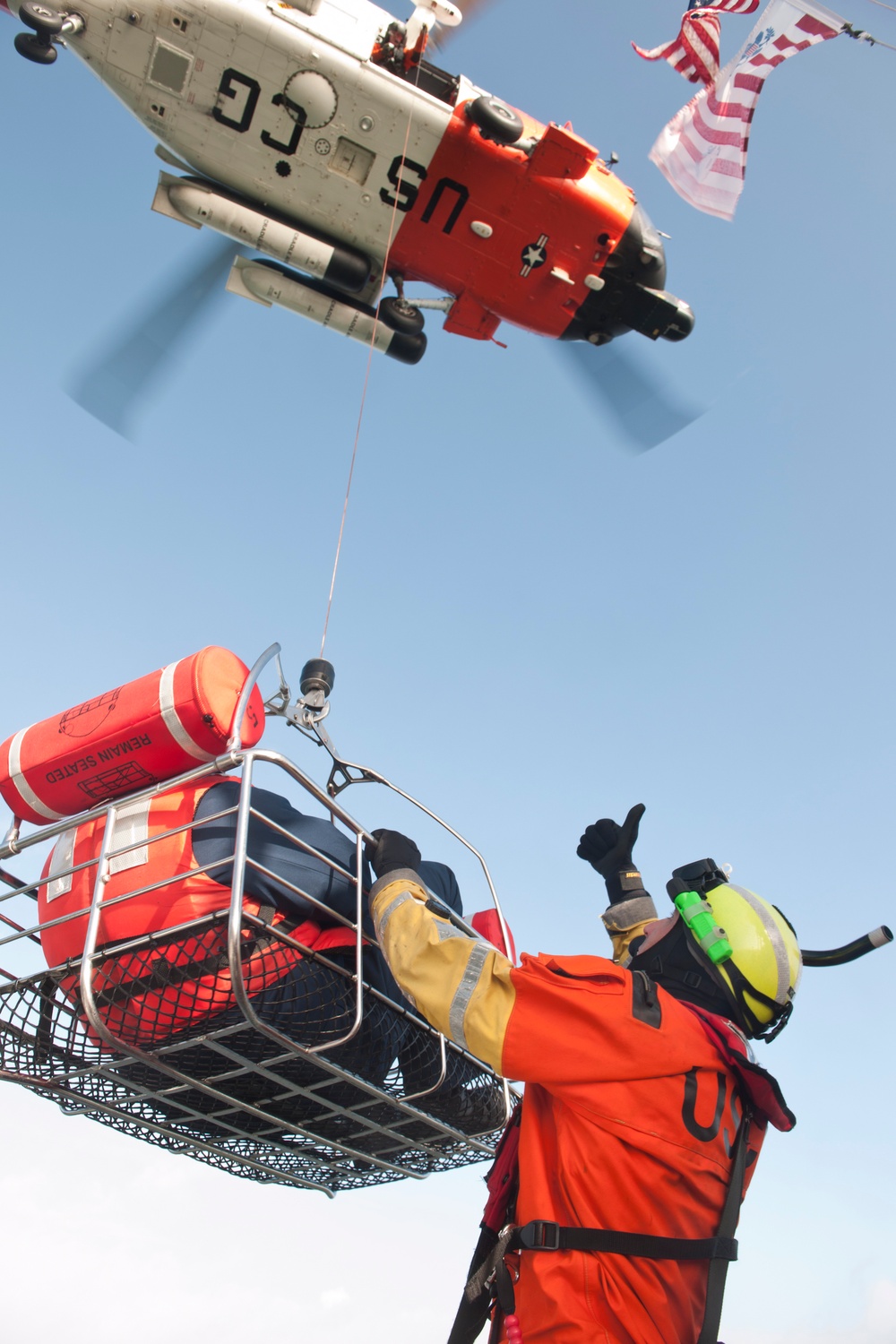 Simulated search and rescue operation