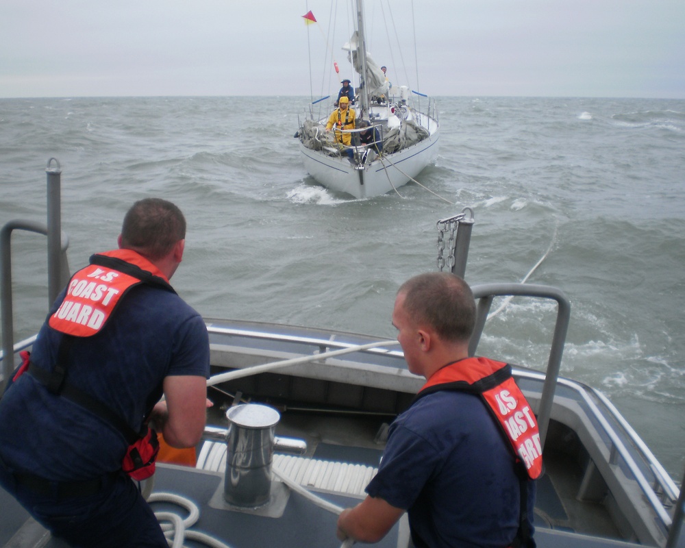 Sailboat rescue