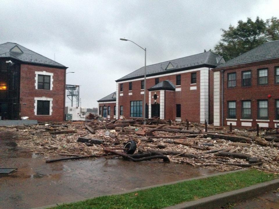 Station New York aftermath from Hurricane Sandy