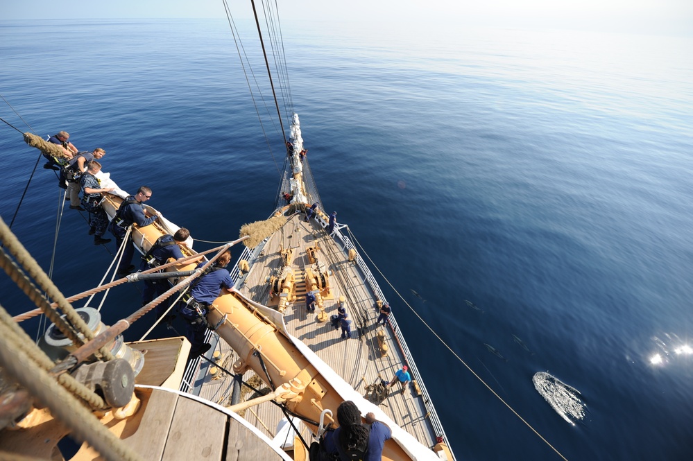 Officer Candidates Aboard Barque Eagle