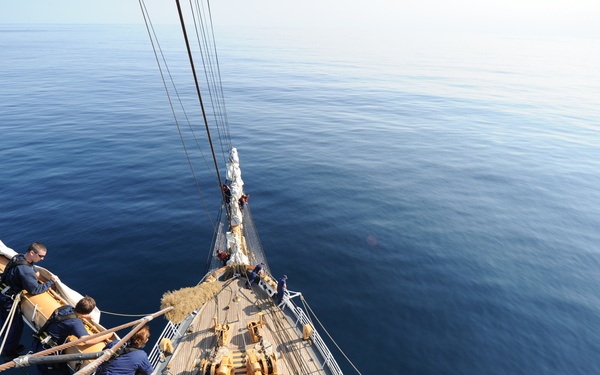 Officer Candidates Aboard Barque Eagle