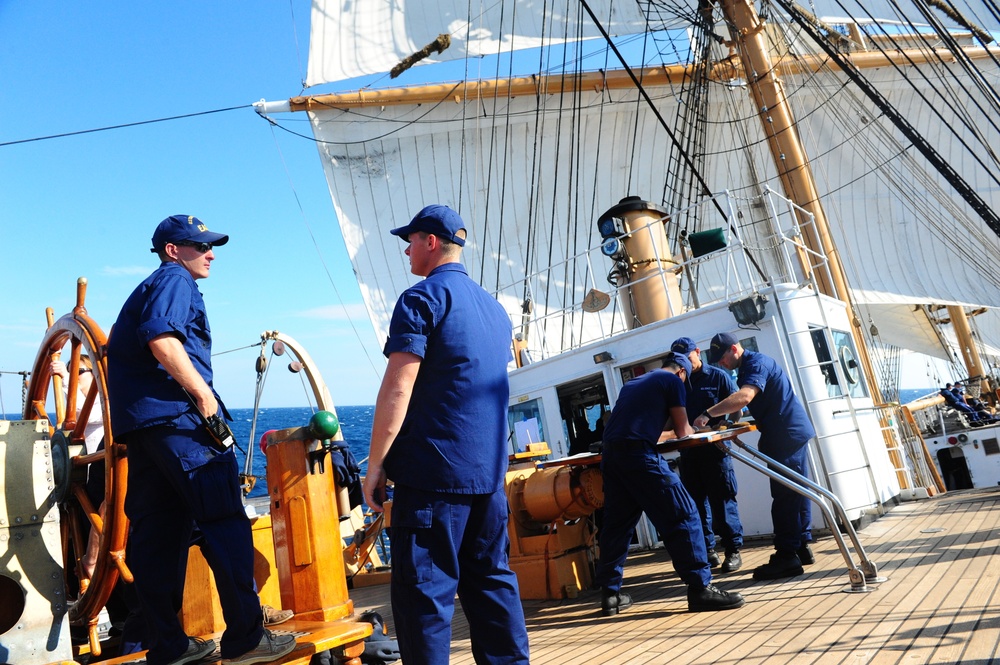 Officer Candidates Aboard Barque Eagle