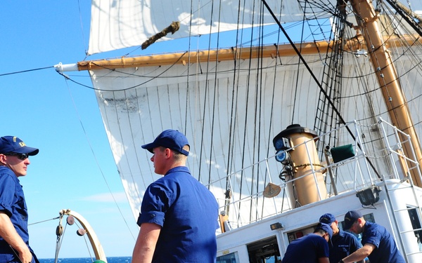 Officer Candidates Aboard Barque Eagle