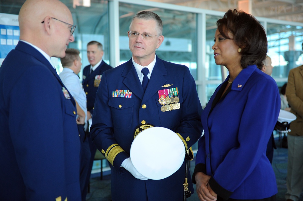 Commissioning ceremony for the Coast Guard Cutter William Flores