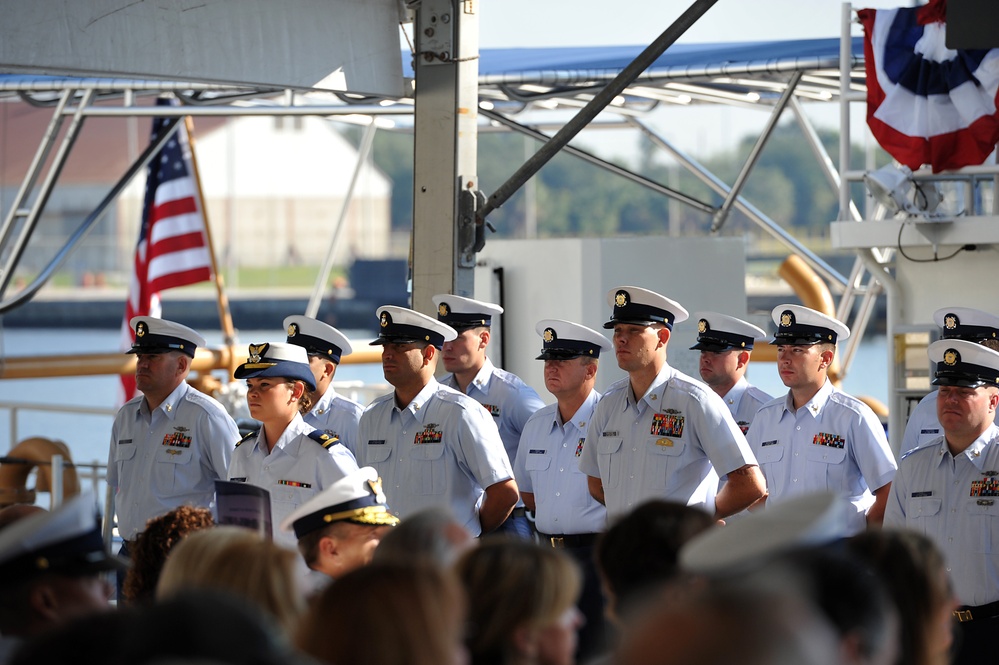 Commissioning ceremony for the Coast Guard Cutter William Flores