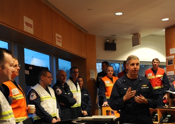 Rear Adm. Abel visits Hurricane Sandy Pollution Response Unified Command