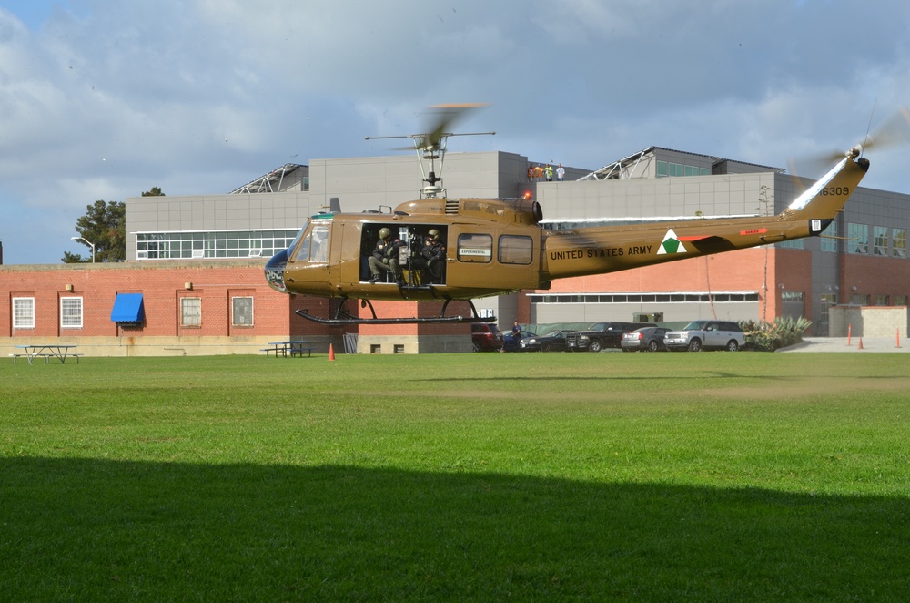 Vietnam helicopter lands on CGI