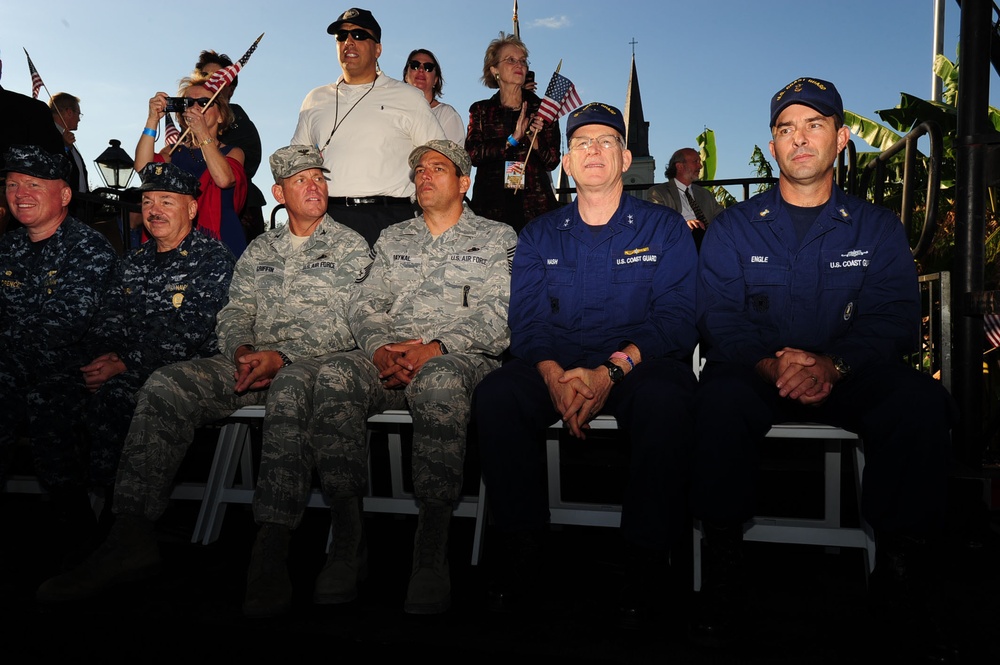 Coast Guard participates in Veterans Day parade