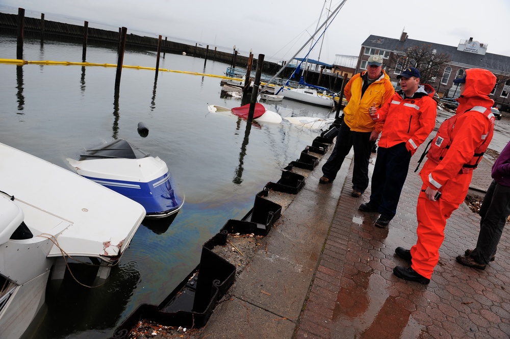 Hurricane Sandy pollution response