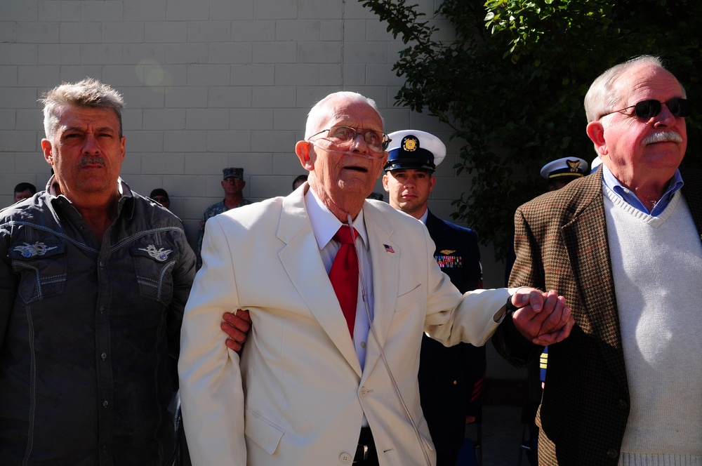 World War II veteran commemoration ceremony