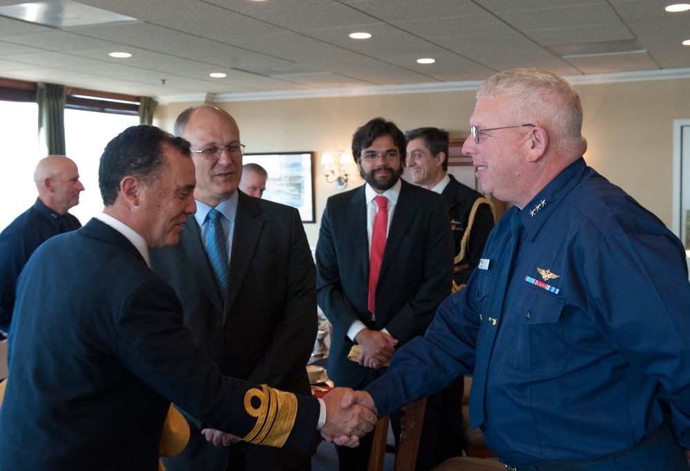 Brazilian Delegation visits Coast Guard Headquarters