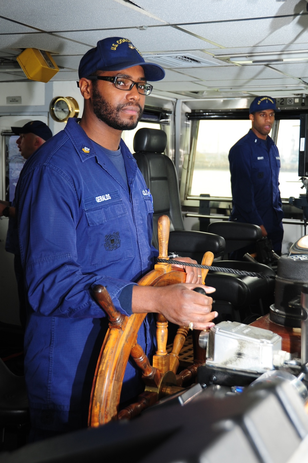 helmsman of the USCGC Bristol Bay
