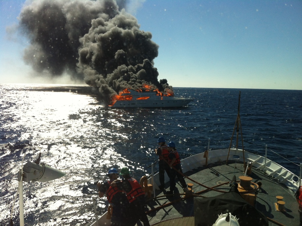 SITKINAK yacht fire