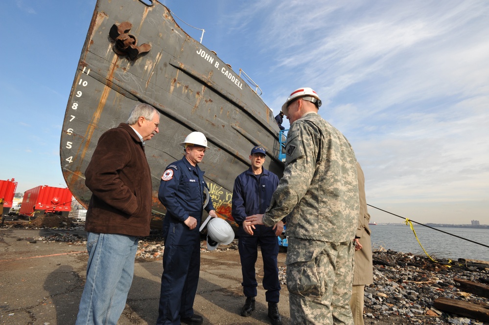 Coast Guard works with Army Corps on John B.