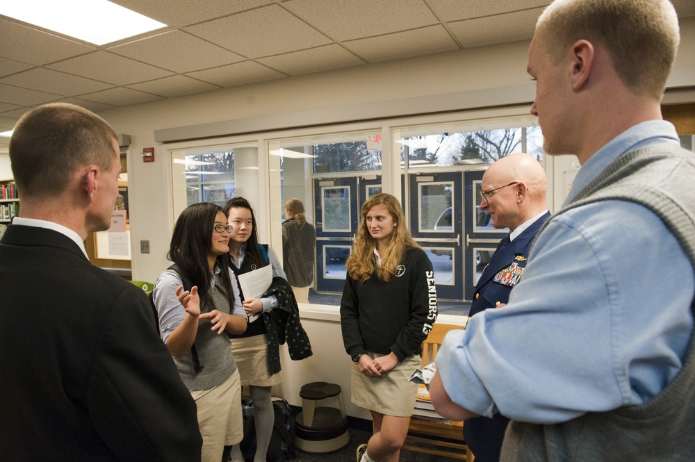 Bishop O'Connell High School Visit
