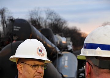 East Jefferson Street Bridge Derailment Response 2012