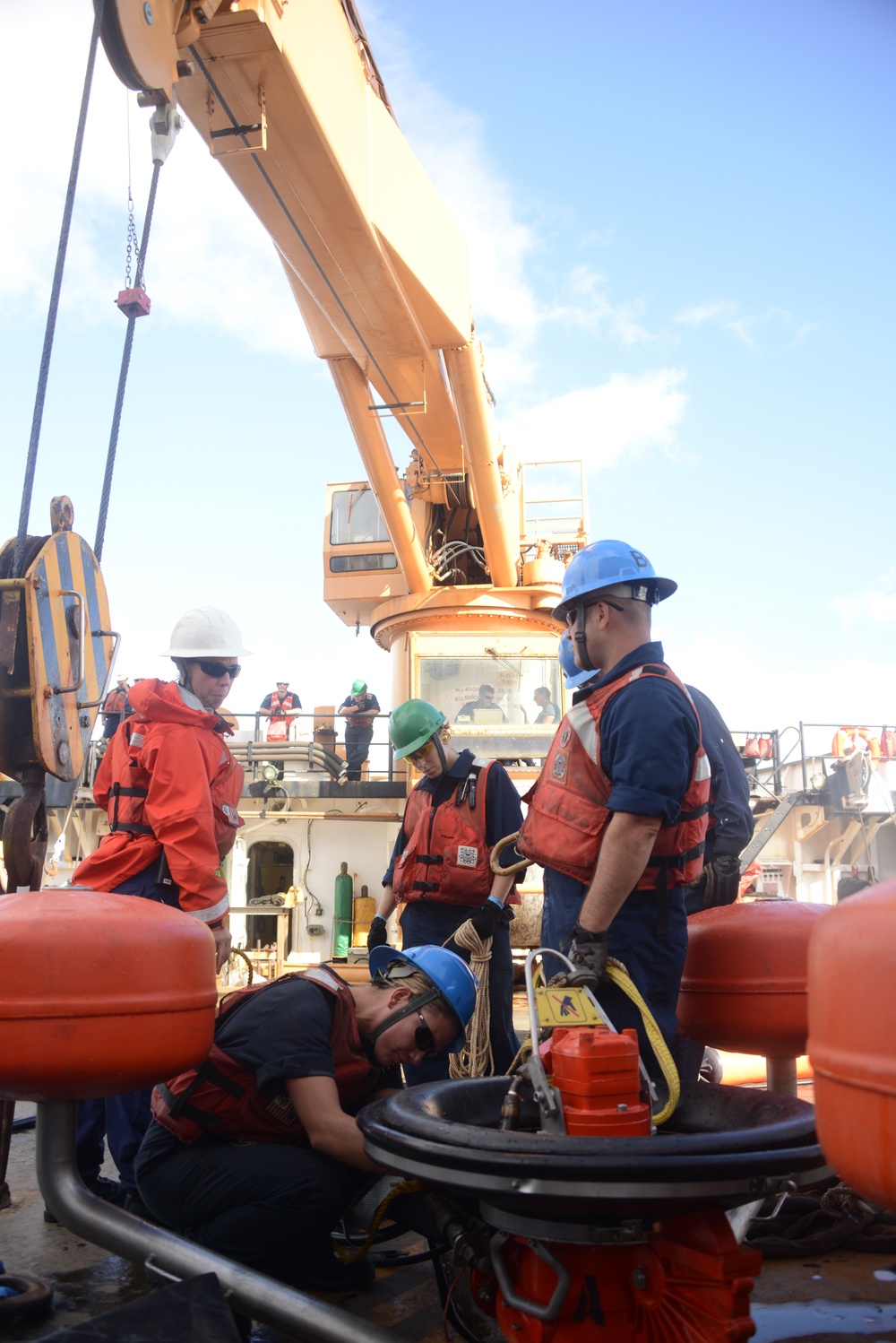 Coast Guard Cutter Walnut Oil Recovery Traini