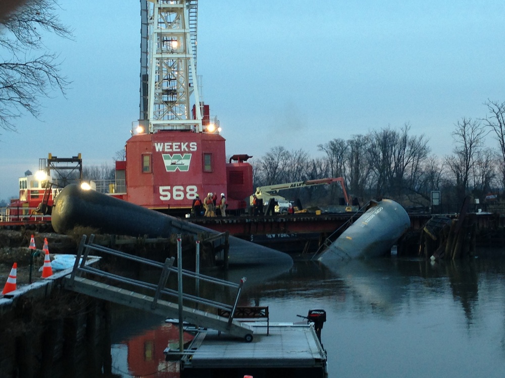 East Jefferson Street Bridge Derailment 2012