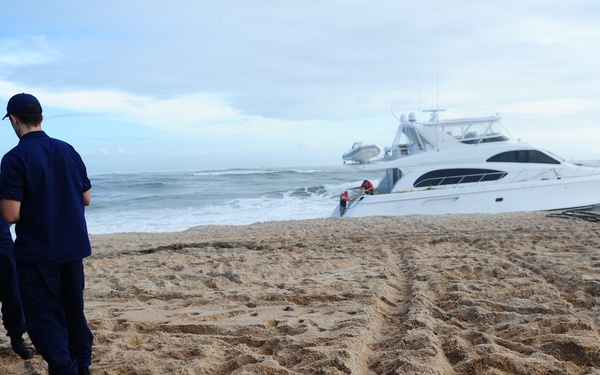 Beached Yacht