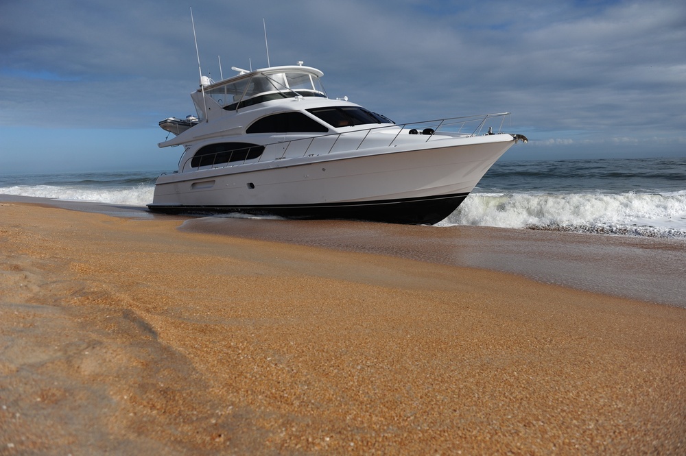 Beached Yacht