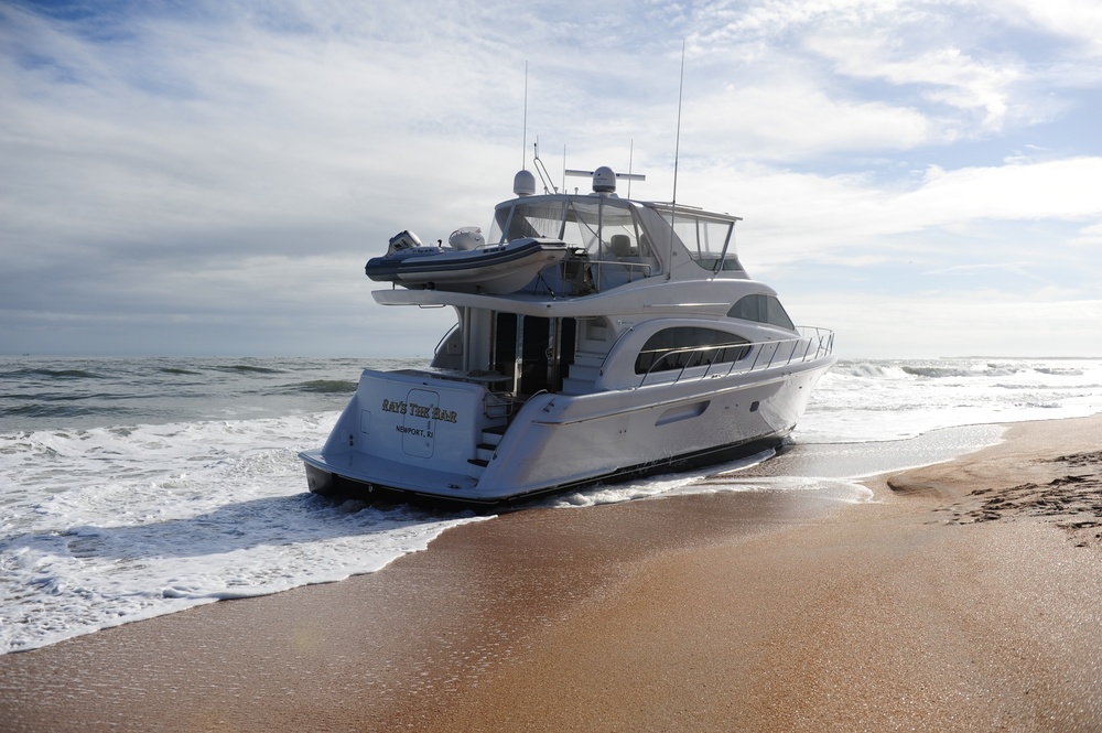 Beached Yacht