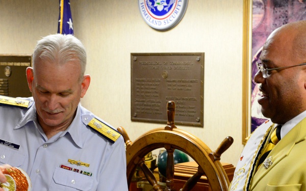 Coast Guard welcomes King Zulu