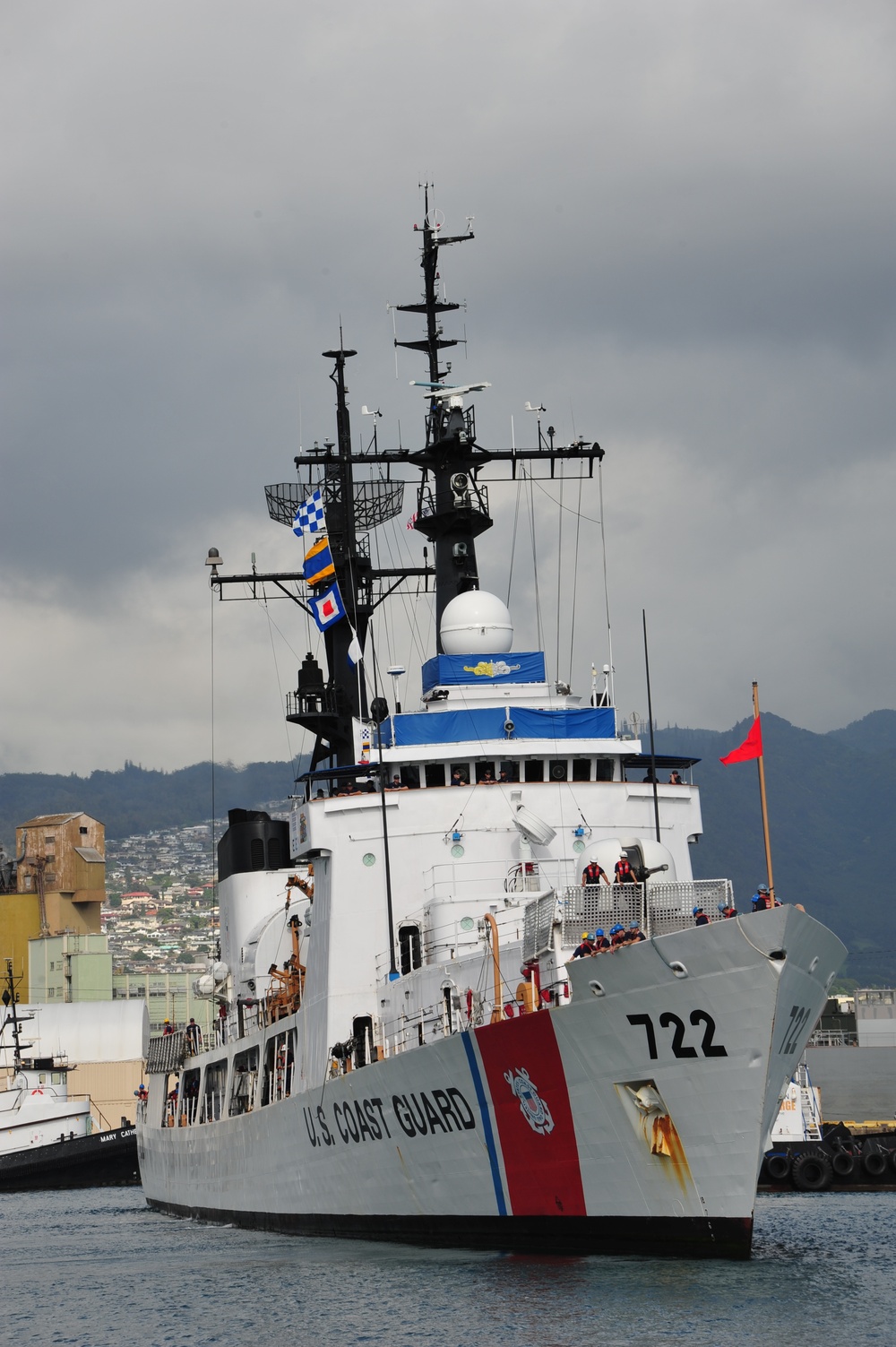 Coast Guard Cutter Morgenthau arrival