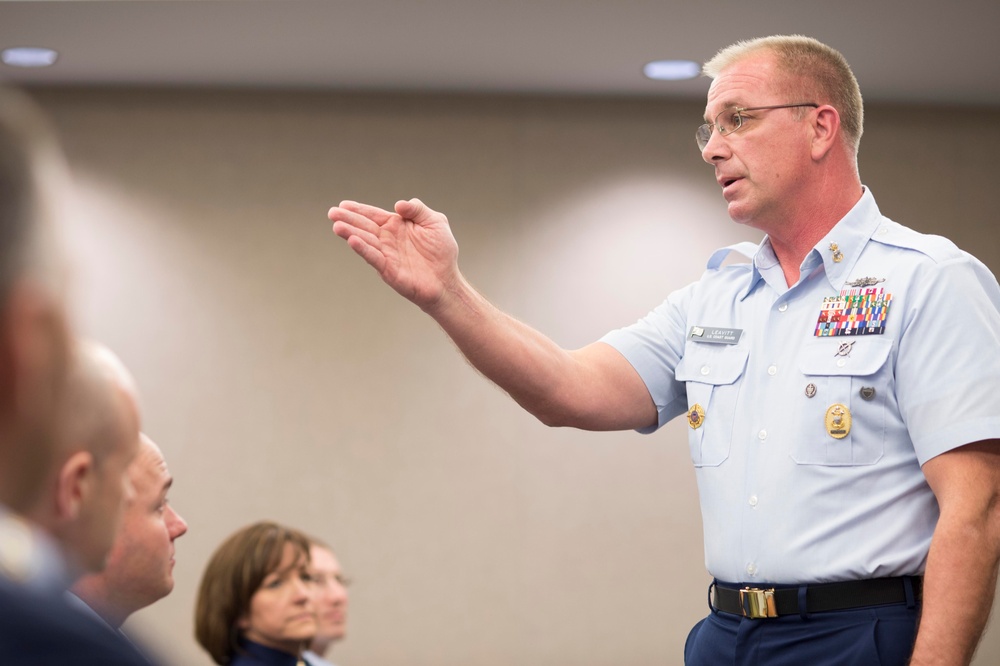 MCPOCG visits Coast Guard Recruiting