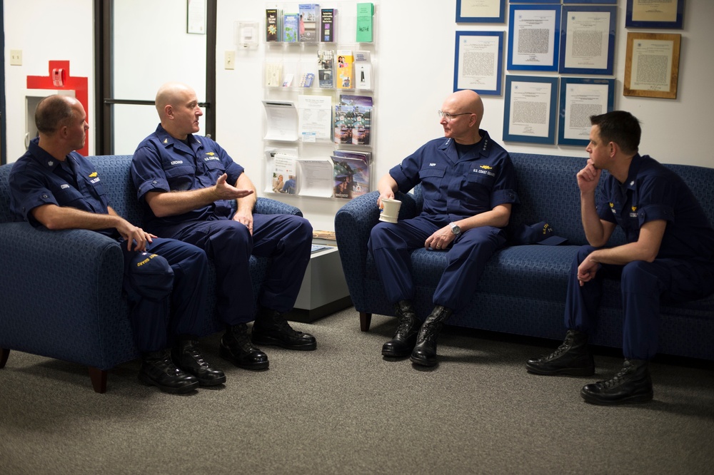 Coast Guard Commandant visits Air Station Los Angeles