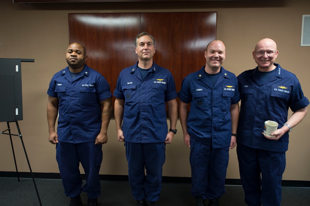 Coast Guard Commandant visits Air Station Los Angeles