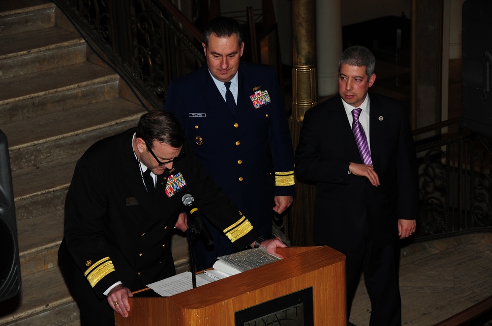 Admiral Willard J. Smith Meritorious Service Award presentation