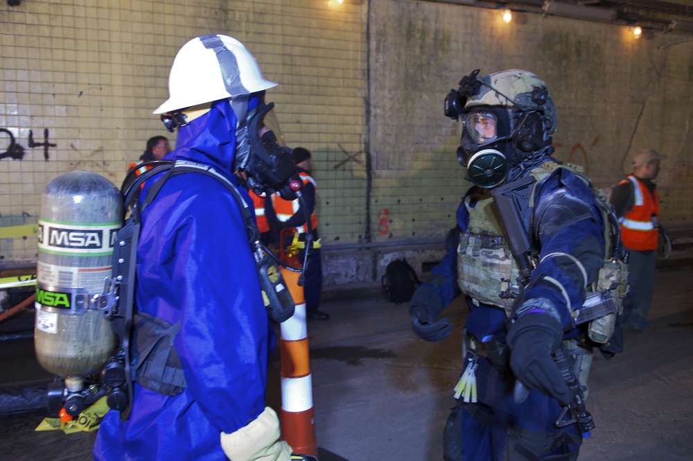 MSRT/NSF joint CBRNE exercise