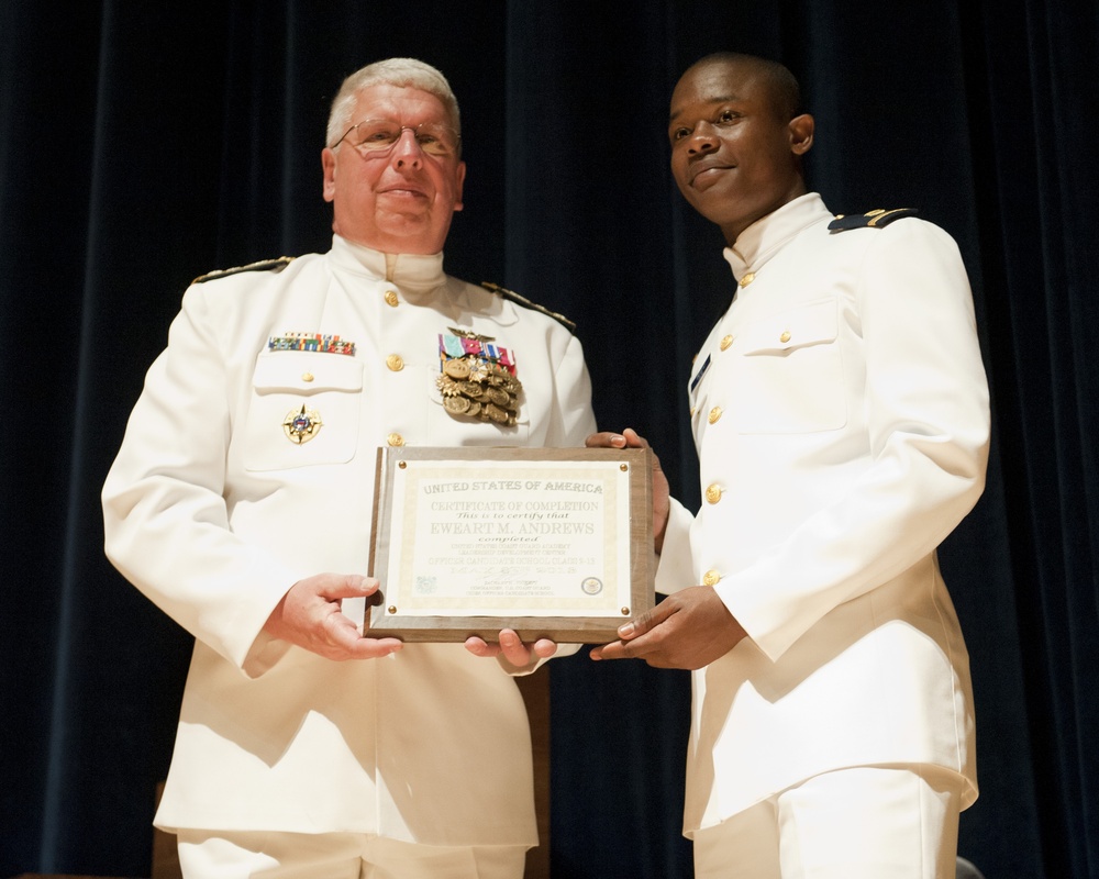 Coast Guard OCS graduation