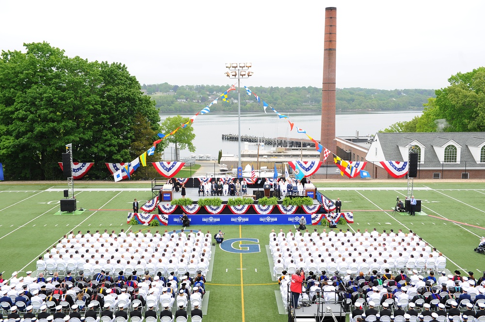 Coast Guard Academy's commencement exercises