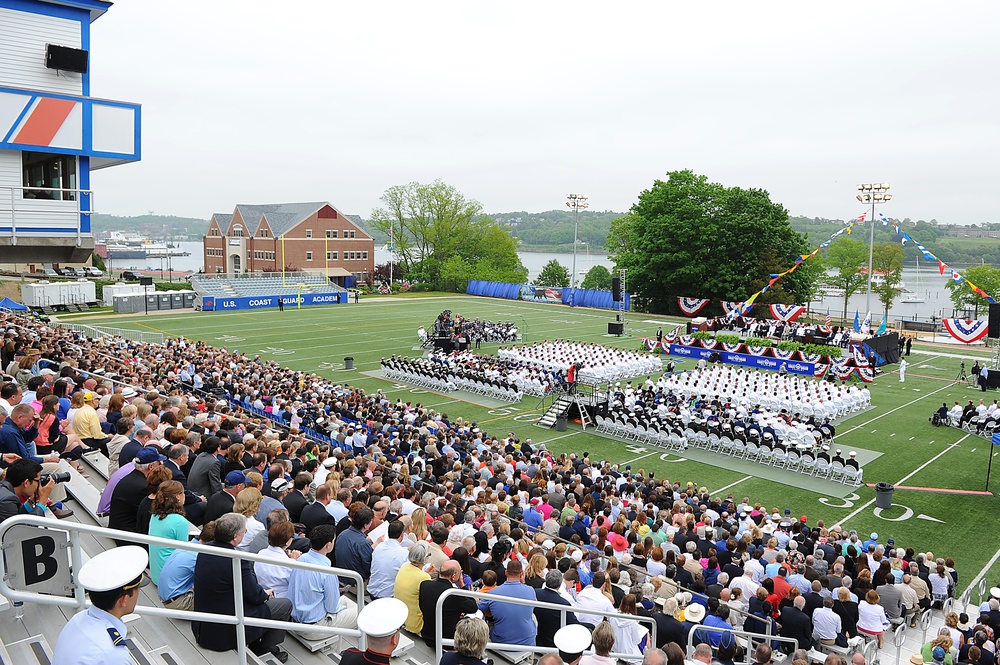 Coast Guard Academy's commencement exercises