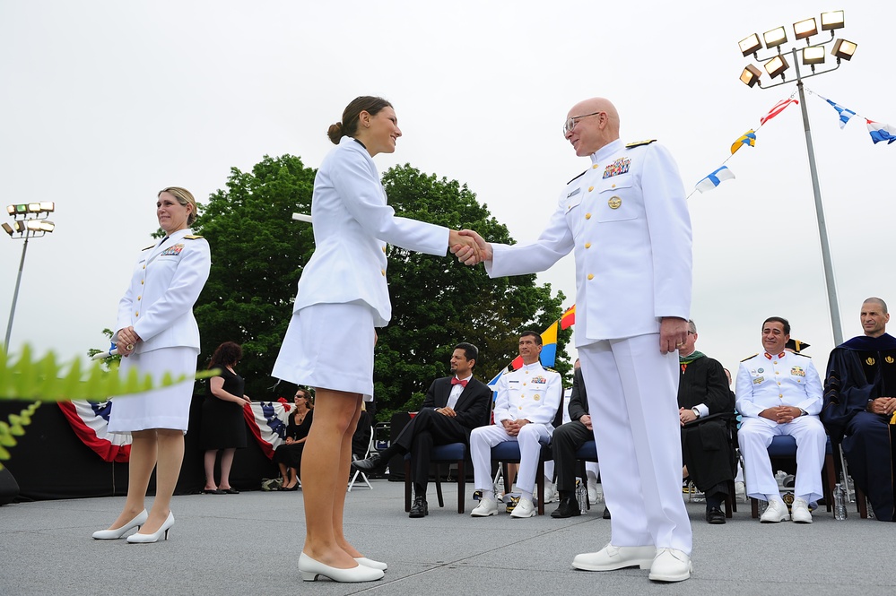 Coast Guard Academy's commencement exercises