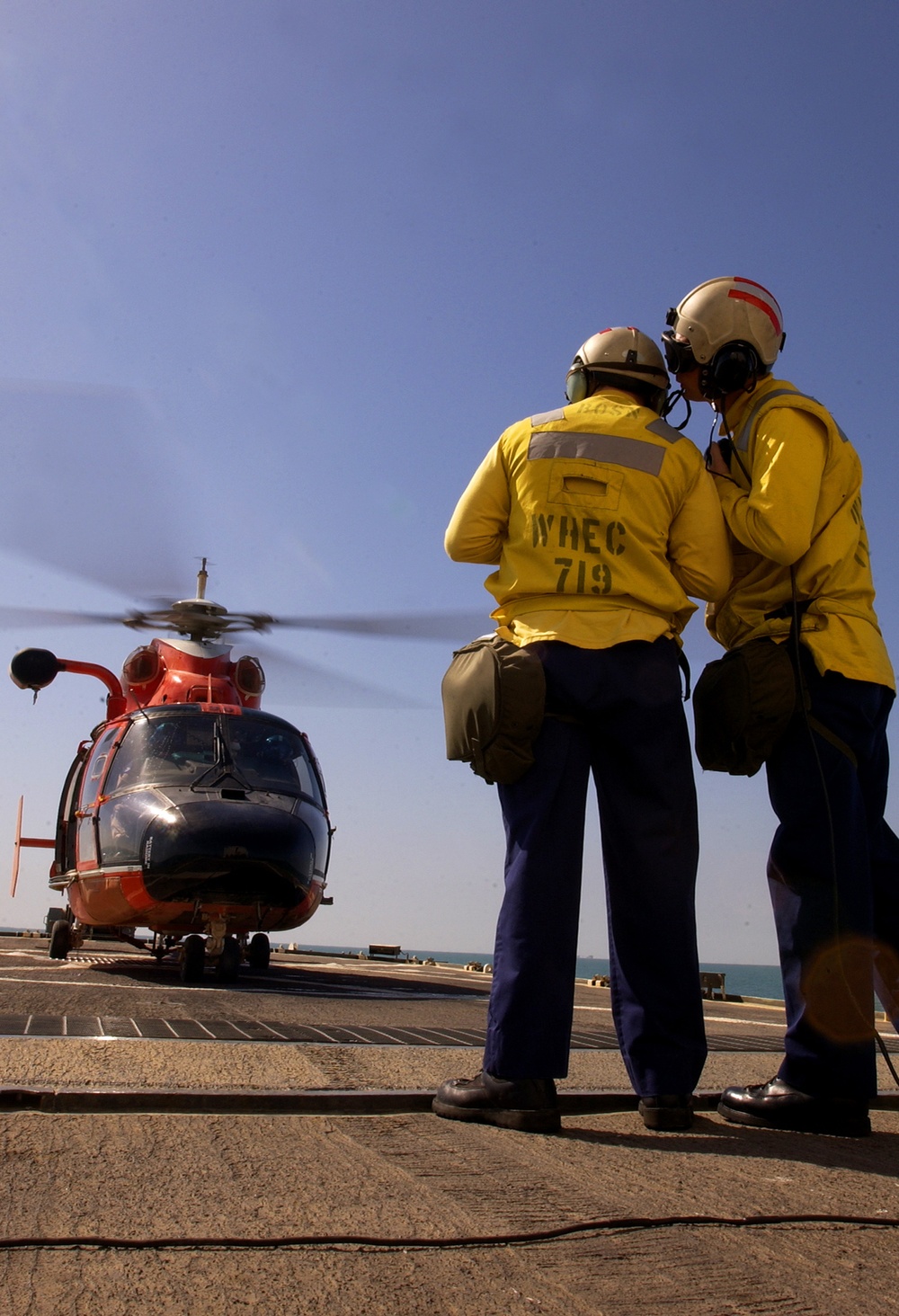 Helicopter crew
