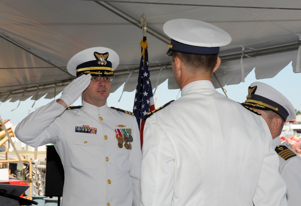 Coast Guard Cutter Legare Change of Command