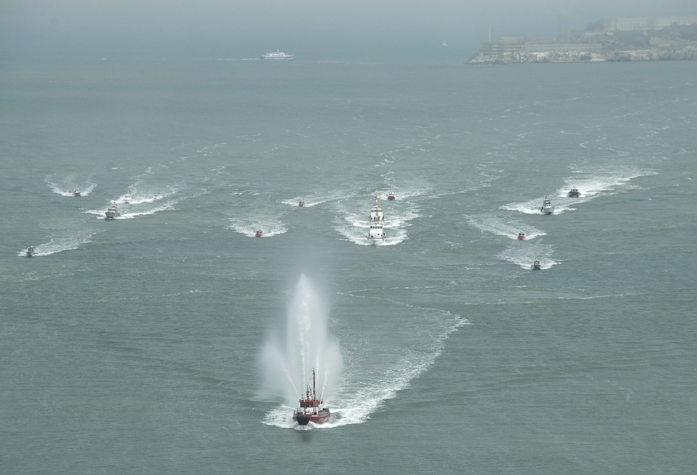 Burial at Sea Ceremony for Master Chief Paul Andrieu
