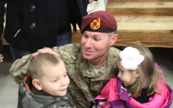 Soldier And family together again
