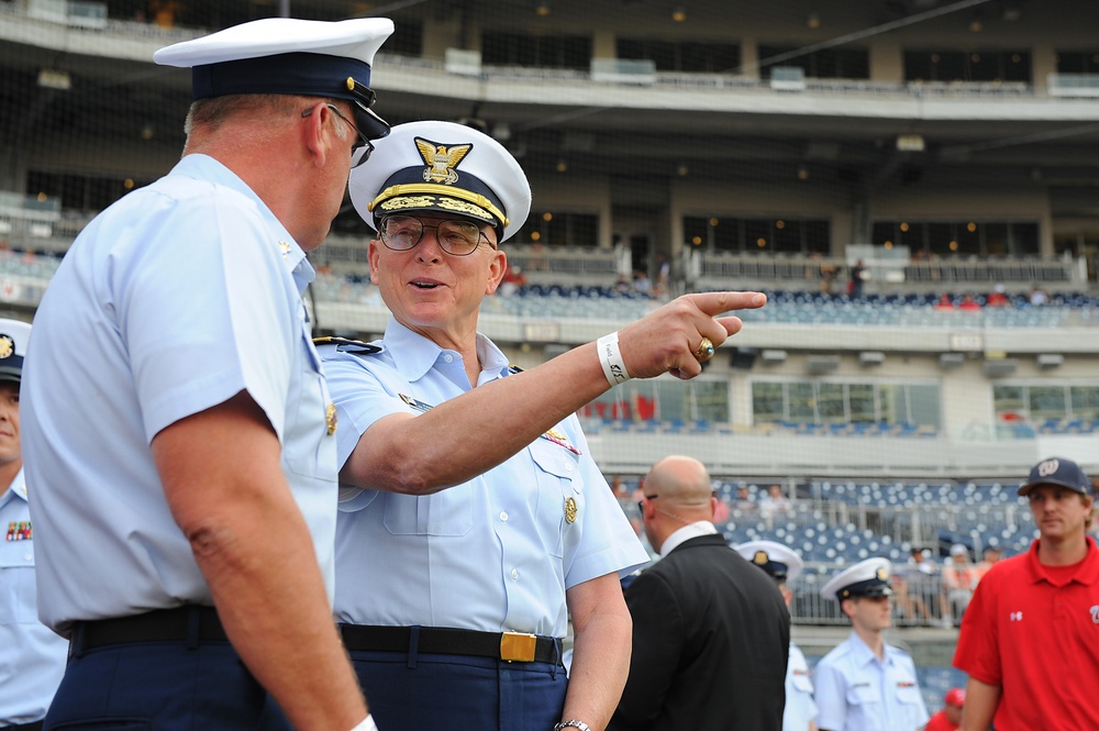 Tribute to the Coast Guard at Nationals Park