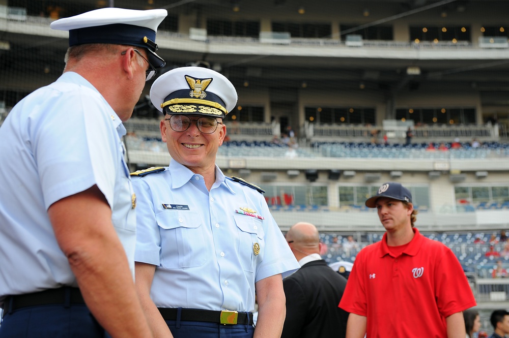 Tribute to the Coast Guard at Nationals Park