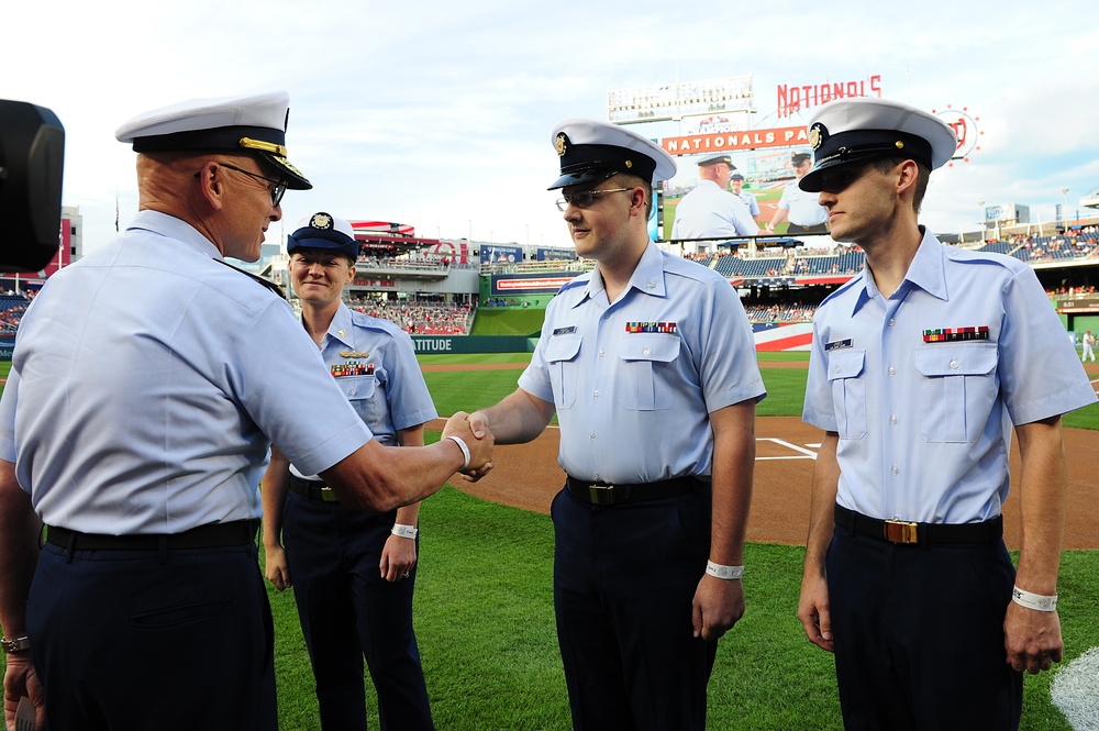Tribute to the Coast Guard at Nationals Park