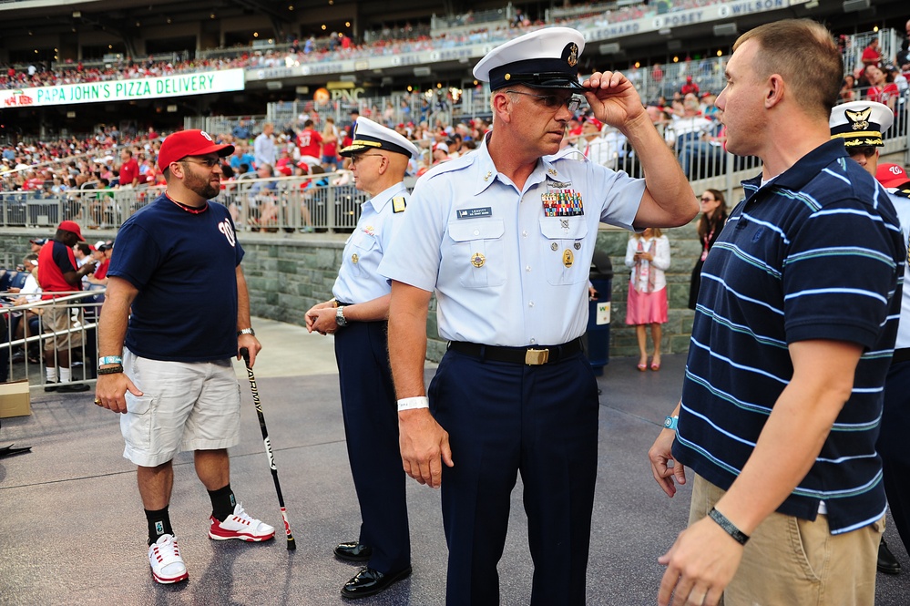 Tribute to the Coast Guard at Nationals Park