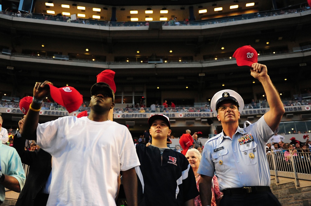 Tribute to the Coast Guard at Nationals Park