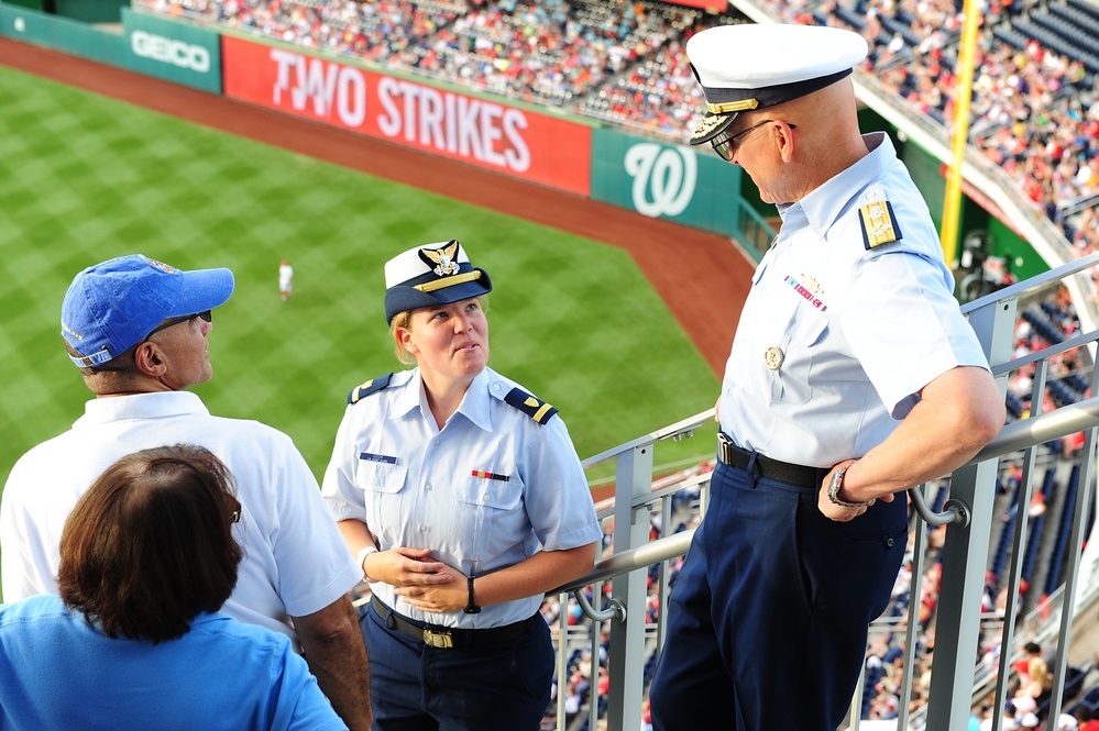 Tribute to the Coast Guard at Nationals Park