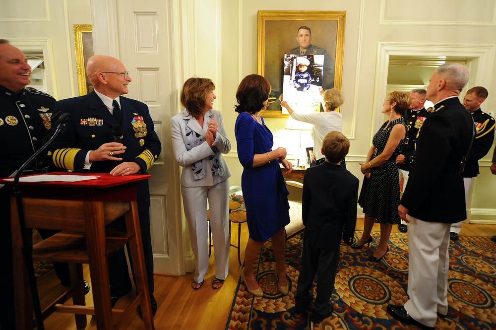 Evening parade at the Marine Corps Barracks in Washington