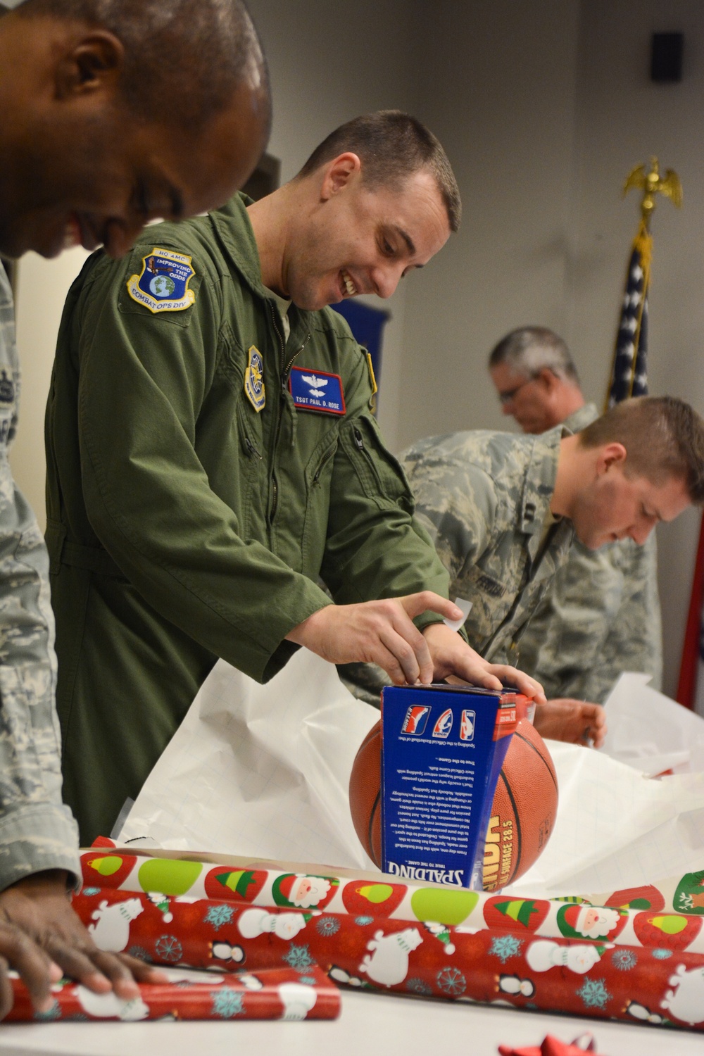 Airmen giving back to the community