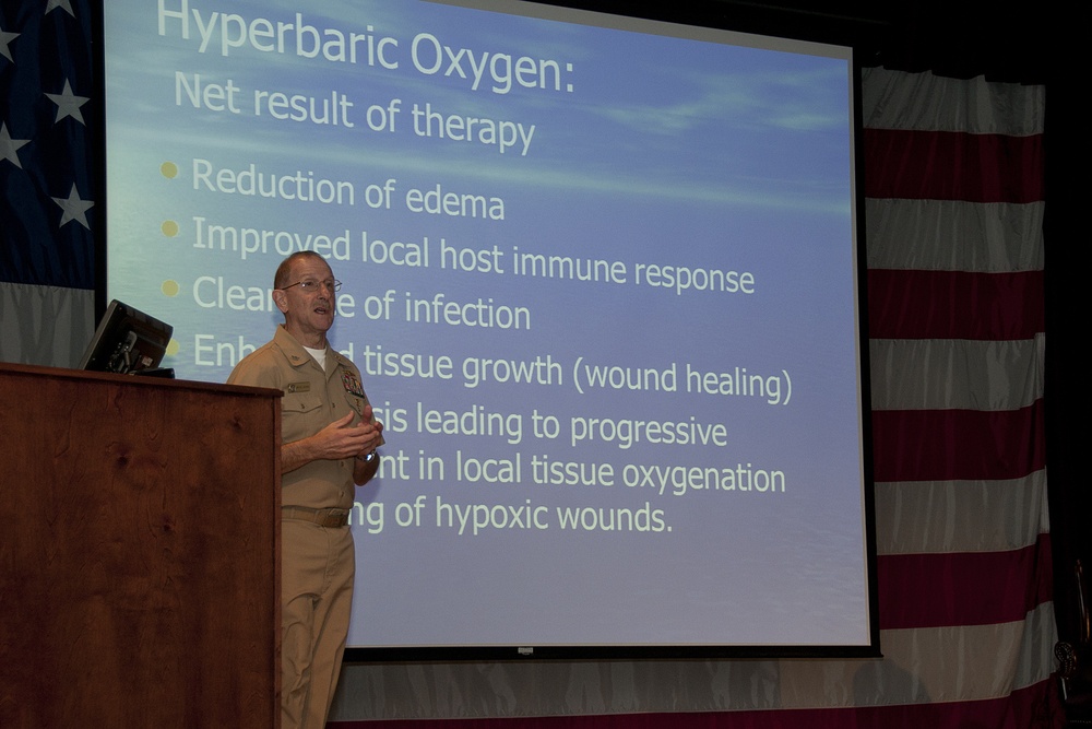 Navy doctors learn how hyperbaric oxygen therapy treats more than decompression sickness