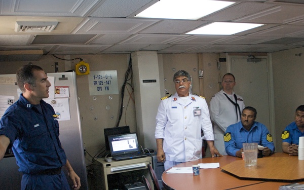 Training aboard Boutwell